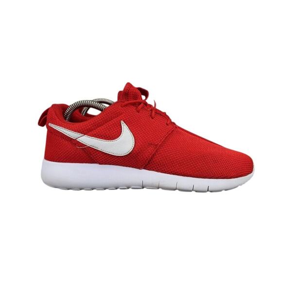 Nike Shoes Kids 7 Sneaker Roshe One Running Athletic Trainer Red White Youth Boy - Picture 2 of 14